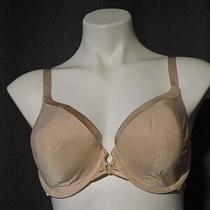 Vanity Fair Bra Front Close Beige Nude Multiway Women 36C ~ 75339